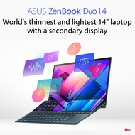 Asus ZenBook Duo 14 -inch FHD Touch Laptop Celestial Blue