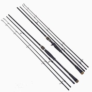 Cần câu lure Hunting Black 2 ngọn 2m7 - Máy Ngang và Máy đứng