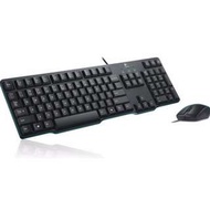 Logitech羅技 MK100 2代有線鍵盤滑鼠組(鍵盤:PS2/滑鼠) 交換禮物(選超商寄件,包裝盒會裁掉一點)