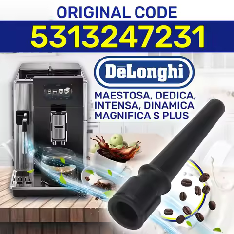 Delonghi Steam Nozzle Rubber Inner Tube Milk Frother Nozzle for Dedica EC685 EC785/Maestosa EPAM960/