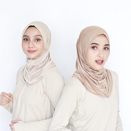 Pamela hijab bergo sport tanpa pet / Jilbab sport Jersey pendek / Kerudung olahraga dewasa non pet