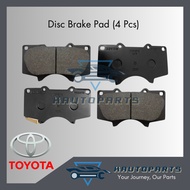 Front Disc Brake Pad for Toyota Hilux Revo GUN125 GUN126 / Fortuner 2.4 2016-2018 (04465-0K360 / 044