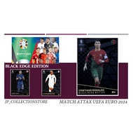 [Black Edge Edition] UEFA Euro 2024 Match Attax Football Shiny Cards