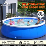 Glampture Kid outdoor folding swimming,children's baby toy pool, poolInflatable swimming pool