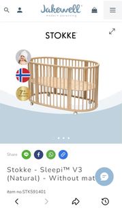 Stokke - Sleepi™ V3tF 迷你嬰兒床2件套