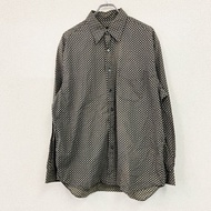Eddie Bauer 長袖襯衫，全身印花，多色，古著。