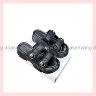 [MIN5CM] Dép lê 2 kiểu siêu hot dép nữ độn đế bánh mì 2 quai ngang Nâng Đế Tăng Chiều Cao 5cm và 7cm