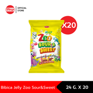 Bibica Jelly Zoo Sour&Sweet 24G (20ห่อ)