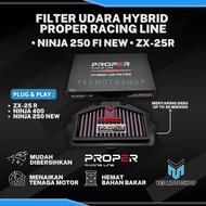 AIR FILTER AIR PROPER RACING LINE ZX-25R ZX 25 R ZX25 R ALL NEW NINJA 250 / 400 2018 UP 100% ORIGINA