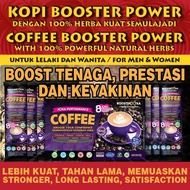 [1 BOX] COFFEE BOOSTER XTRA POWER- With 8 Herbs Including Tongkat Ali, Maca, Ginseng, Cistance etc