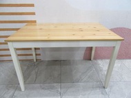 桃園二手家具 推薦 ★【IKEA】餐桌 木桌 桌子 新北 松木 台北 二手家具【避風港】