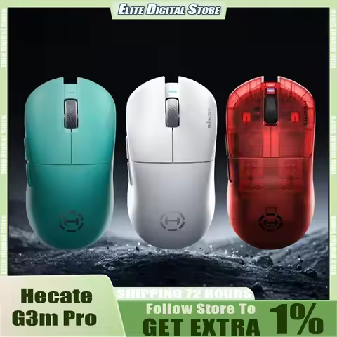 Hecate G3m Pro Wireless Mouse Three Mode Low Delay Speed Gaming Mouse Lightweight Mice Flash for E-S