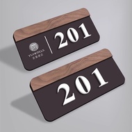 Acrylic Simple Door Sign 3 DHdb Unit Number Door Number Signage House Unit Number  Door Number Stick
