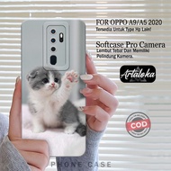 Case Hp Oppo A5/A9 2020 Newest Fashion Case Cat Softcase Oppo A5/A9 2020 Premium Silicone Cover Protection Camera Casing Oppo A5/A9 2020 Silicone Oppo A5/A9 2020 TPU Case For Girls, Boys, Cute Casing And Flexible