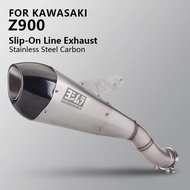 Motorcycle exhaust pipe integrated exhaust Yoshimura R55 carbon fiber muffler suitable for Kawasaki 