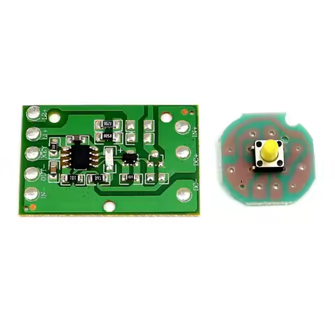 Headlamp Driver circuit board 3 / 5modes Headlight PCB Drivers with switch board For L2 T6 U2 XPL LE