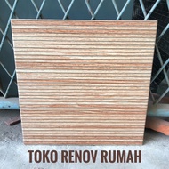 Keramik 40x40 motif serat kayu/ keramik lantai motif parkit kayu