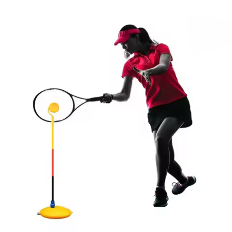 Portable Tennis Trainer Tool Professional Topspin Practice Machine Rebound Ball Training Beginner Eq