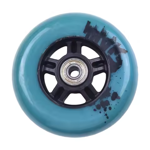 100mm 85A Inline Skate Wheel With Bearings High Elasticity Rear Wheel Sole Skate Wear-Resistant PU S