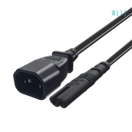 Will Male to Female Cable C14 to C7 Conversion Cord Easy to Use Extension Cord Convenient Power Cabl