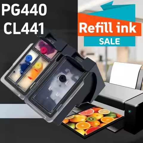 RU Refill Ink Cartridge PG440 CL441 Compatible for Canon Pixma MX524 MX454 MX374 MX434 MX450 MG3240 