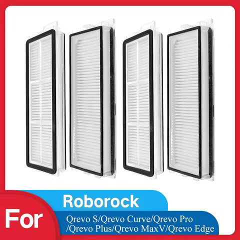HEPA Filter for Roborock Qrevo S/Qrevo Curve/Qrevo Pro/Qrevo Plus/Qrevo MaxV/Qrevo Edge Robot Vacuum