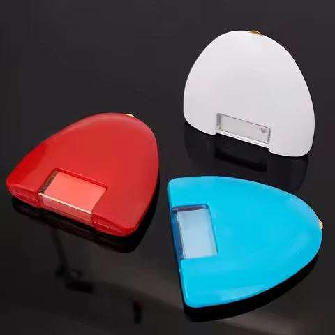 Heart-Shaped Fabric Chalk Marker Tailor's Tracing Wheel with Positioning Chalk Box for Garment Cutti