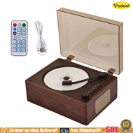 [Vodool] Portable CD Player Rechargeable Remote Control Home Music Player Bluetooth-Compatible 5.0 S