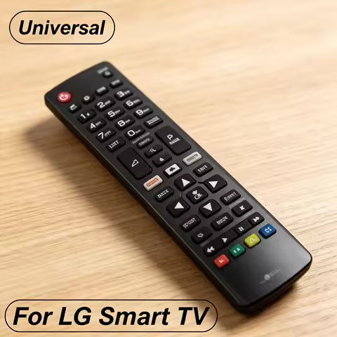 Universal Remote Control Replacement Black D-Pad Learning IR Remote Control LG Electronics For AKB75
