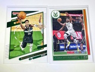 🔥 giannis antetokounmpo 2 cards lot Donruss & Hoops basketball card 字母哥 籃球卡 咭