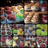 ( Wholesale ONLY) Muffin Coklat Chip Gebu & Moist (PAPER CUP LEMBUT)Size M, SILA BACA PRODUCT DESCRI