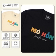 Unisex T-shirt for men and women printed with the word MINE PART TIME, 4-way cotton - BOONE