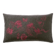MERAH WINTER Decorative Wool Sofa Chair Cushion Cover size 40x65cm, Red Grey Cushion Cover