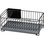 PEARL METAL Diatomaceous earth tray Drainer basket Slim black HB-5315