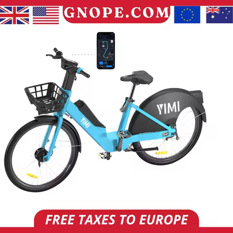 YIMI B06 Smart GPS Tracking Shared Electric e Bike 26 inch 4G IoT NFC 36V 250W City Cycle Adults OEM