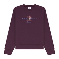 Giordano Womens Signature Logo Printed Sweatshirt 05394613001 เสื้อแขนยาวกันหนาวผู้หญิง เสื้อสเวตเตอ