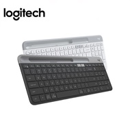 Logitech Wireless Keyboard K580 SLIM MULTI-DEVICE คีย์บอร์ดไร้สายพร้อมแท่นวงสมาร์ทโฟน รับประกันศูนย์ 1 ปี By Mac Modern