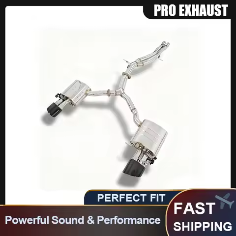 PRO High Quality SUS304 Valvetronic Exhaust Catback for Audi RS4 RS5 B9 B9.5 2.9T Exhaust Systems wi