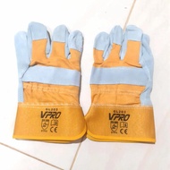 COMBINATION LEATHER GLOVES VPRO BRAND SAFETY GLOVES/ VPRO WELDING GLOVES/ VPRO