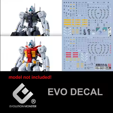 EVO Decal HG-GQ4 for HG1/144 SUGAI'S BOCATA'S GELGOOG GMS-01 High Precision Fluorescent Water Sticke