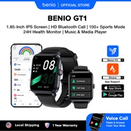 Benio GT1 IPS Bluetooth Call Smart Watch For Men & Women (1.85")