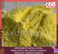 Bubuk Belerang Kuning Halus 250gr Obat Gatal Panu Kadas Kurap Jerawat Eksim Warirang Obat Hapur