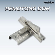 Pemotong Doh Tart Jem Nenas Inti 1”-3” Inci Stainless Steel Heavy Duty Biskut Dough Cutter Mesin Tar
