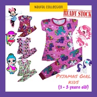 Pyjamas Girl Kids (1-5y) Baju Tidur Budak Perempuan & Baju Jalan Budak Perempuan Baju Tidur Murah & 
