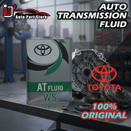[ORIGINAL TOYOTA] AUTO TRANSMISSION OIL / AUTO GEARBOX OIL - TOYOTA WS 4 LITRE