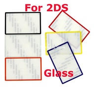 1pc Glass Protective Screen Lens With Adhesive for 2DS Upper Top Screen Frame Lens Cover LCD Screen 