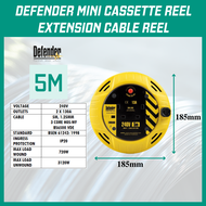 PRESTAR MHE DEFENDER Extension Cable Reel 5m  10m  15m  20m  25m  30m  50m  Extension Cable 10m  Ext