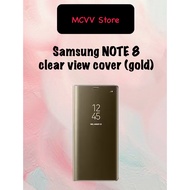 SAMSUNG NOTE 8 CLEAR VIEW COVER / ALCANTARA COVER