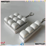 WTTLE Fidget Keychain, 3/4/9Keys Keycap Finger Keyboard Cap,  DIY Keyboard Keys Button Relief Stress