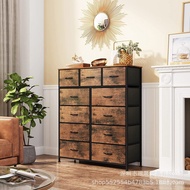 Toy Rack Wholesale Cabinet Drawer Storage Bedroom Drawer Storage Iron Rack Non-Woven Wardrobe Bedsid